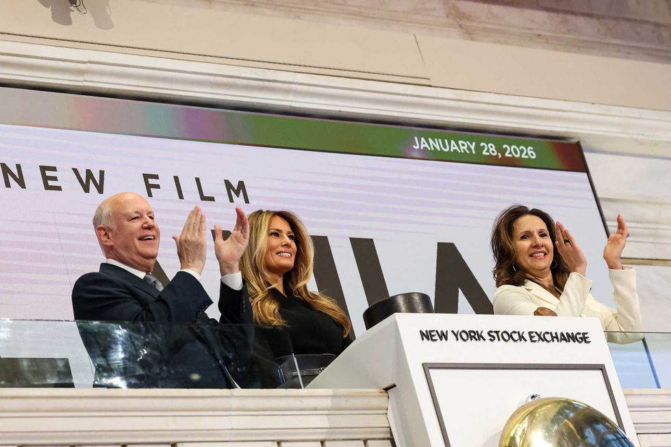 Wall Street encouraged to clap harder after Melania gets weak applause at NYSE