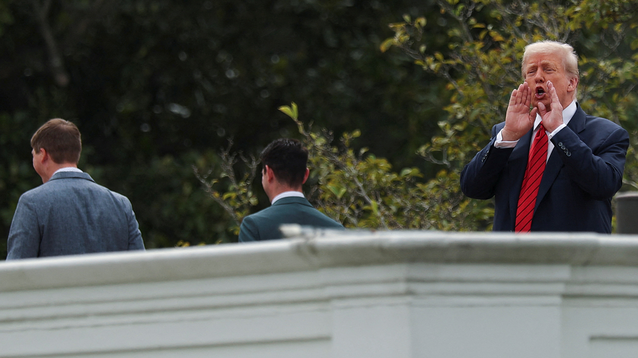 'Ballrooms don’t solve inflation': Trump press 'gaggle' on White House roof draws mockery