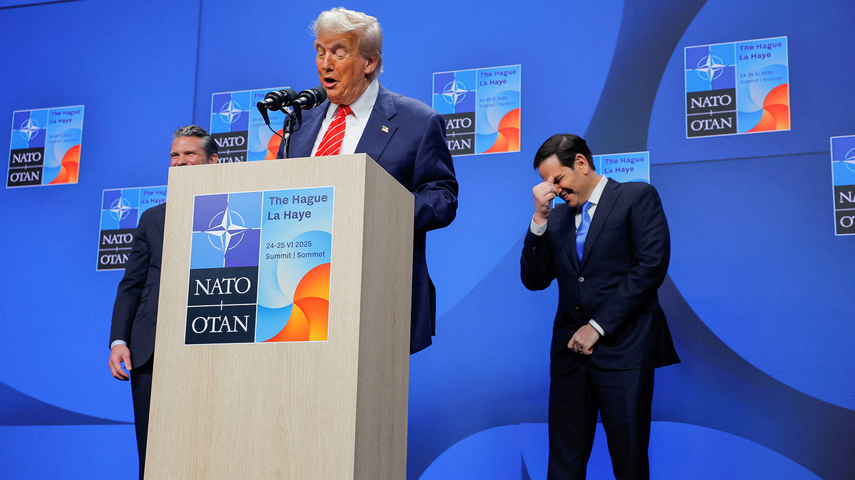 NATO briefing room erupts in laughter as reporter asks if 'daddy' Trump considers allies his 'children'