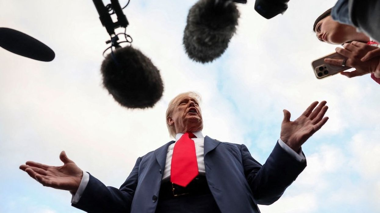 'Nonsense': Trump blows up at reporters for bringing up 'conspiracy theories'
