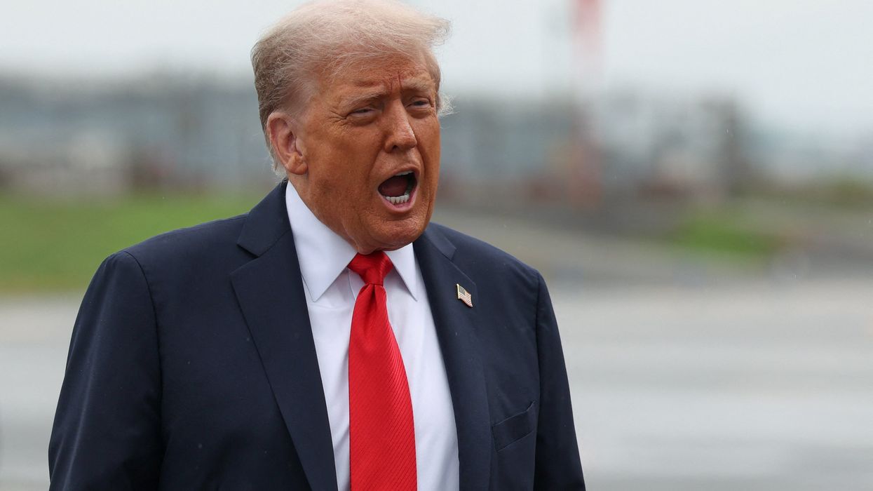 'Complete meltdown': Trump slammed for telling reporter to 'be quiet'