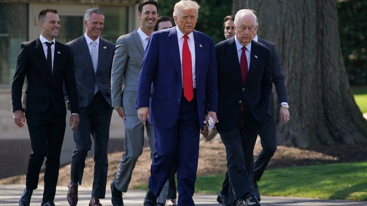 Trump caught 'immediately contradicting' top Cabinet official on why he paused import tax
