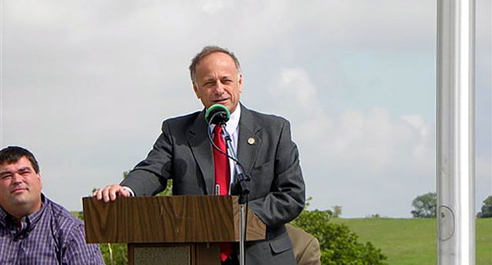 White Supremacist GOP Rep. Steve King was barred from Air Force One