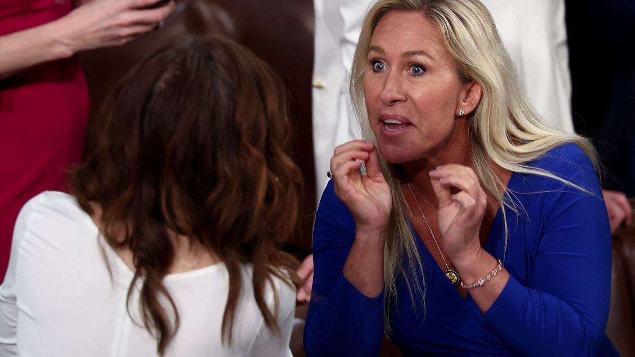 Why was MTG allowed to break the rules during Trump’s speech?