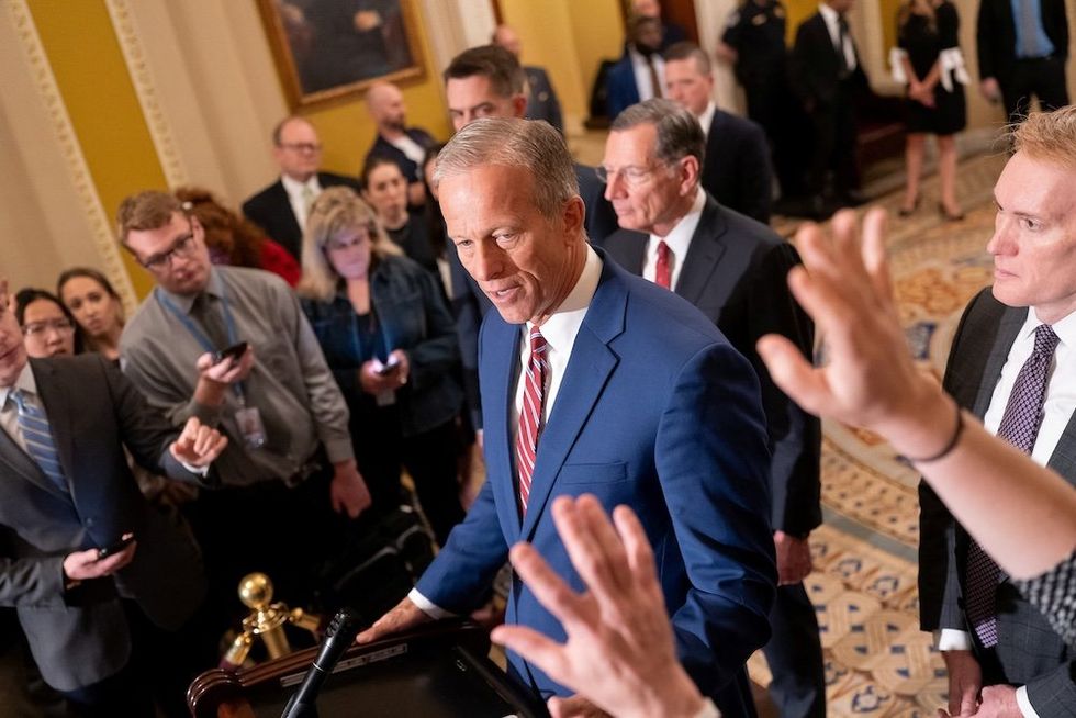 ट्रंप सीनेट गणित को लेकर रिपब्लिकन नेता से नाराज