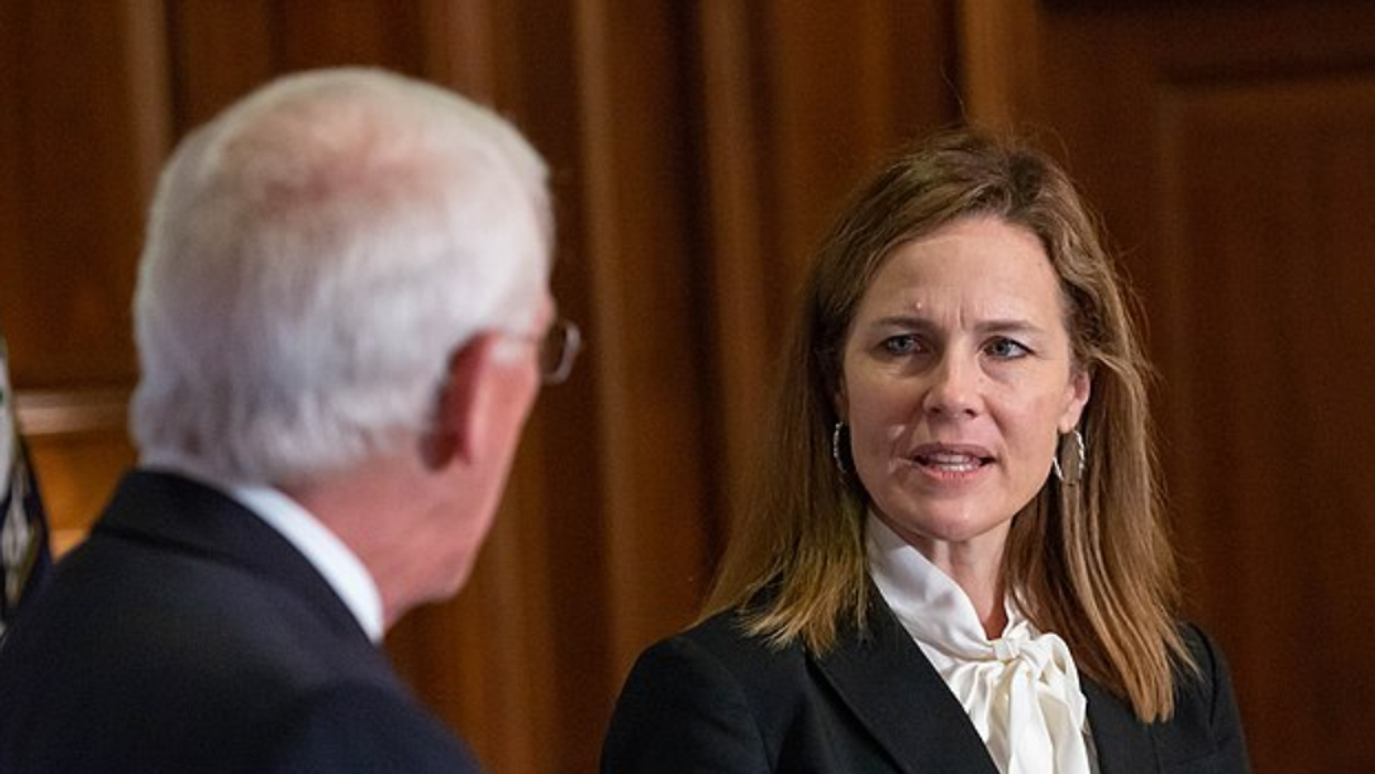 Barrett slammed for refusing to recuse herself from case involving Koch-funded group that bankrolled ads for her confirmation