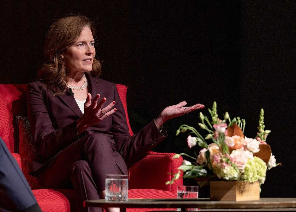 Conservative National Review slams MAGA for 'abuse of' Amy Coney Barrett