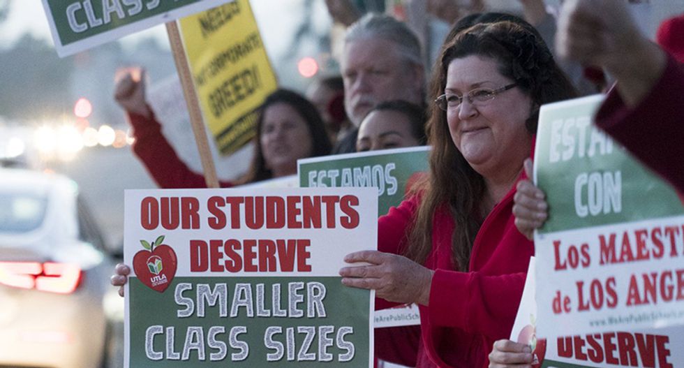 ‘Tired of being unsupported and messed with’: Teachers stage a bold protest that scores national attention