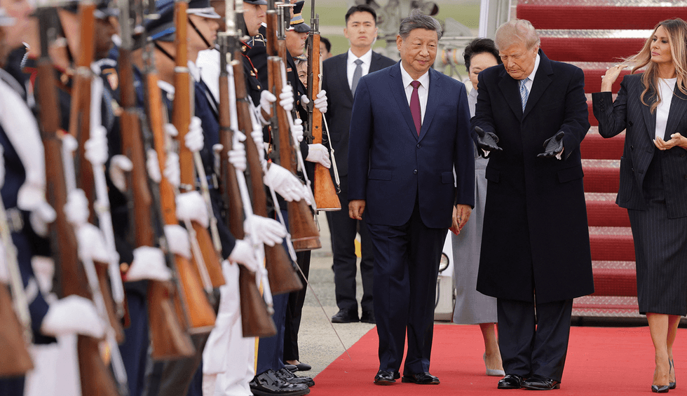 Why Trump Wincing During The Xi Jinping Flyover Got Everyone Talking