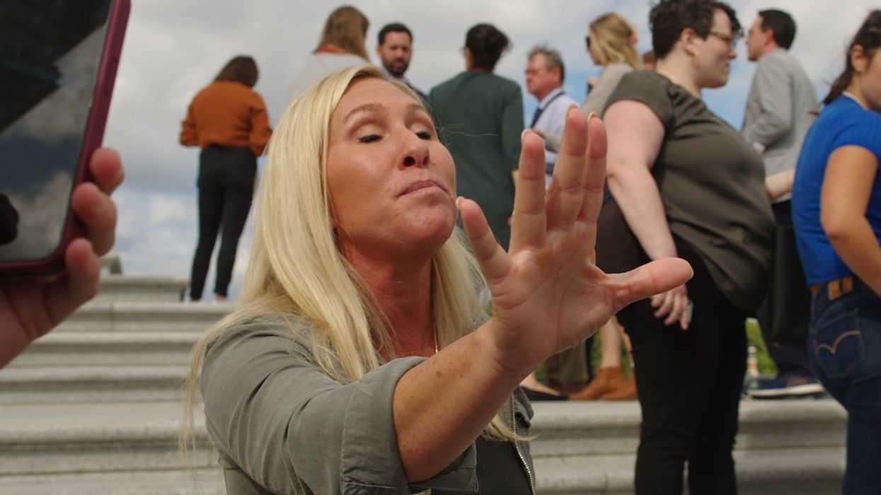 Greene gives 'word of warning' to constituents: 'Behave' or be 'thrown out' of town hall