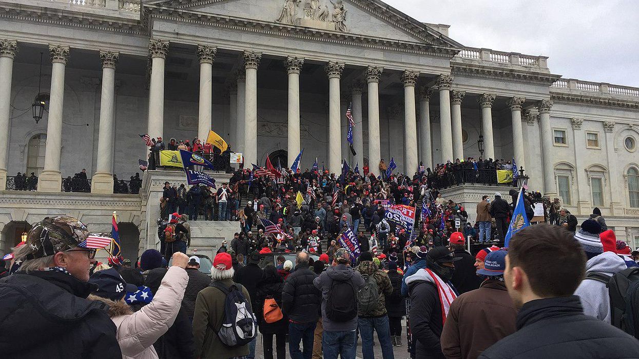 Reporter roasted for trying to equate Jan 6 insurrection terrorists with 'antifa'