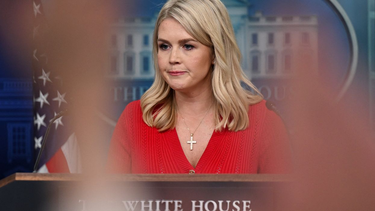Karoline Leavitt disappears 'weird Pinocchio cross' after Jon Stewart bashing: report