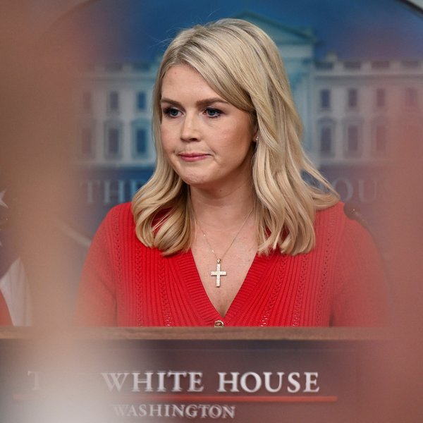 Karoline Leavitt disappears 'weird Pinocchio cross' after Jon Stewart bashing: report - Alternet.org