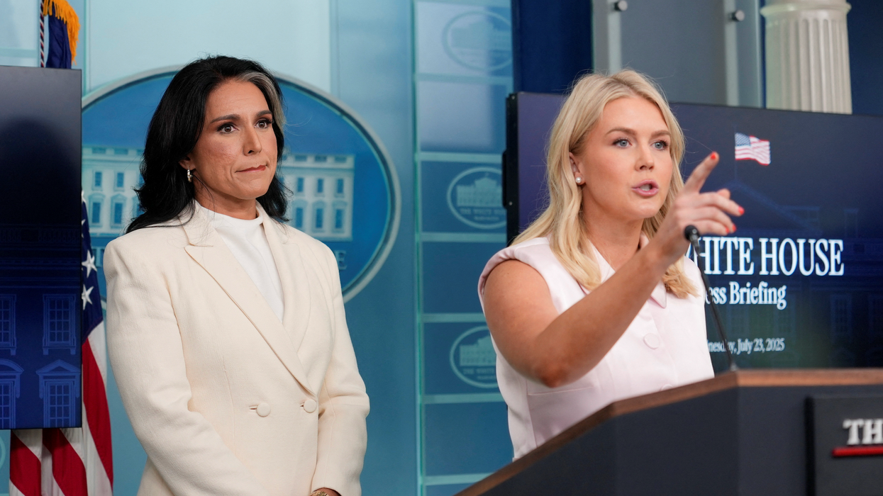 'Who said that?' Leavitt erupts at reporter who asks if Gabbard is deflecting from Epstein