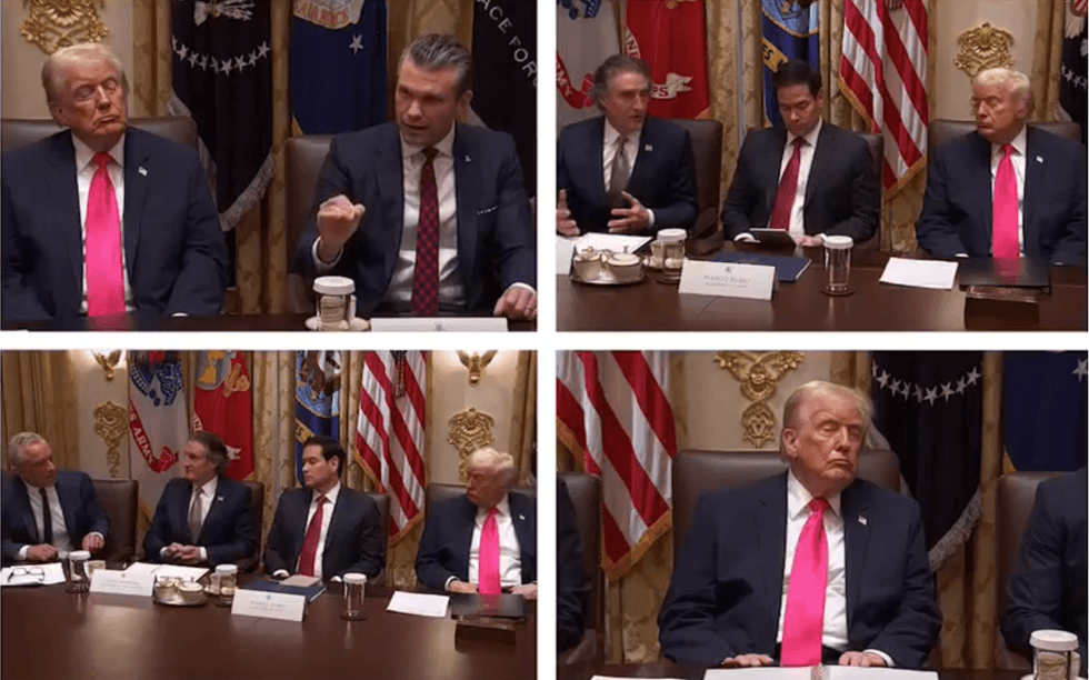 White House staff are sharing 'Weekend at Bernie's' memes about sleepy Trump